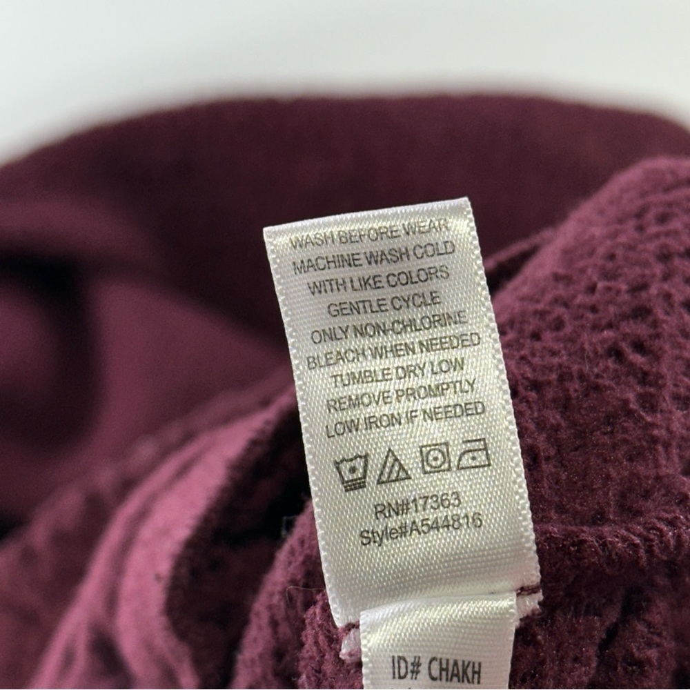 Koolaburra by UGG Sherpa Hoodie Cozy Quarter Zip Pullover Small - Picture 9 of 12